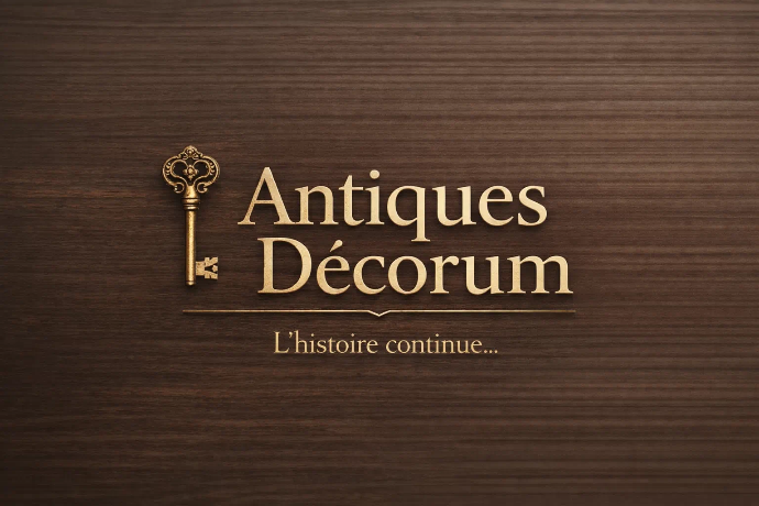 Logo Antiques Décorum - Vente d'objet anciens et uniques.