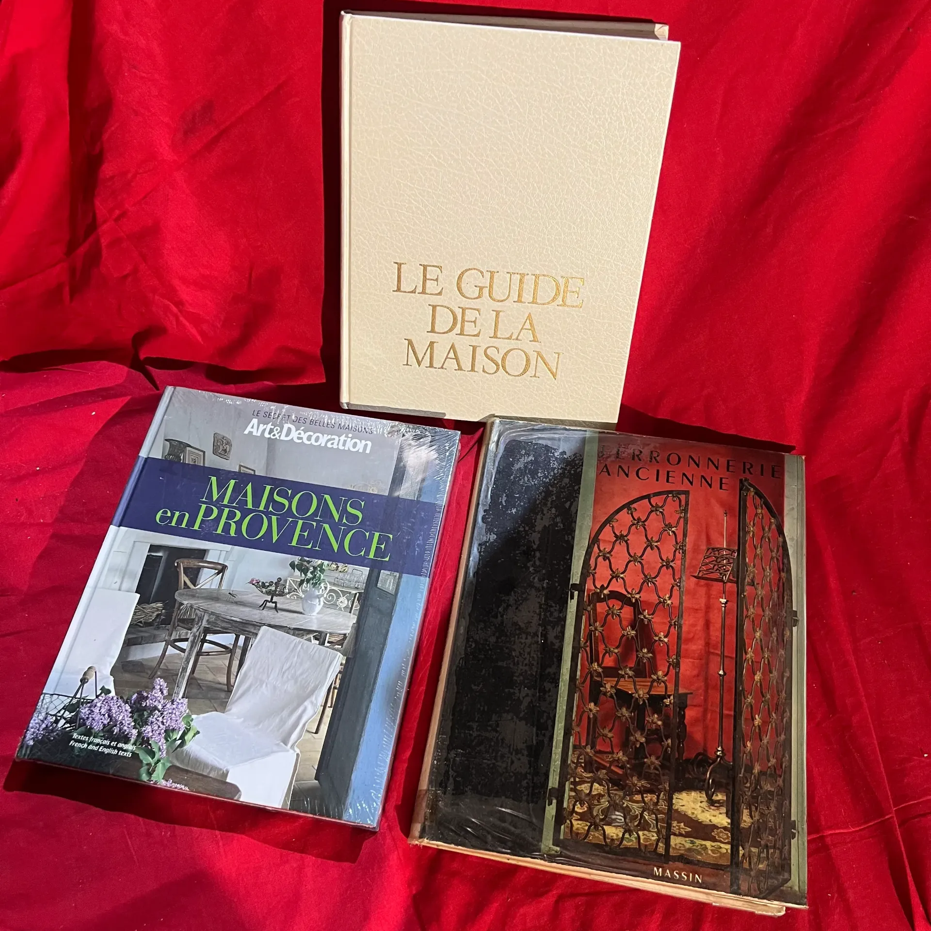 Lot 3 livres maison / ferronnerie