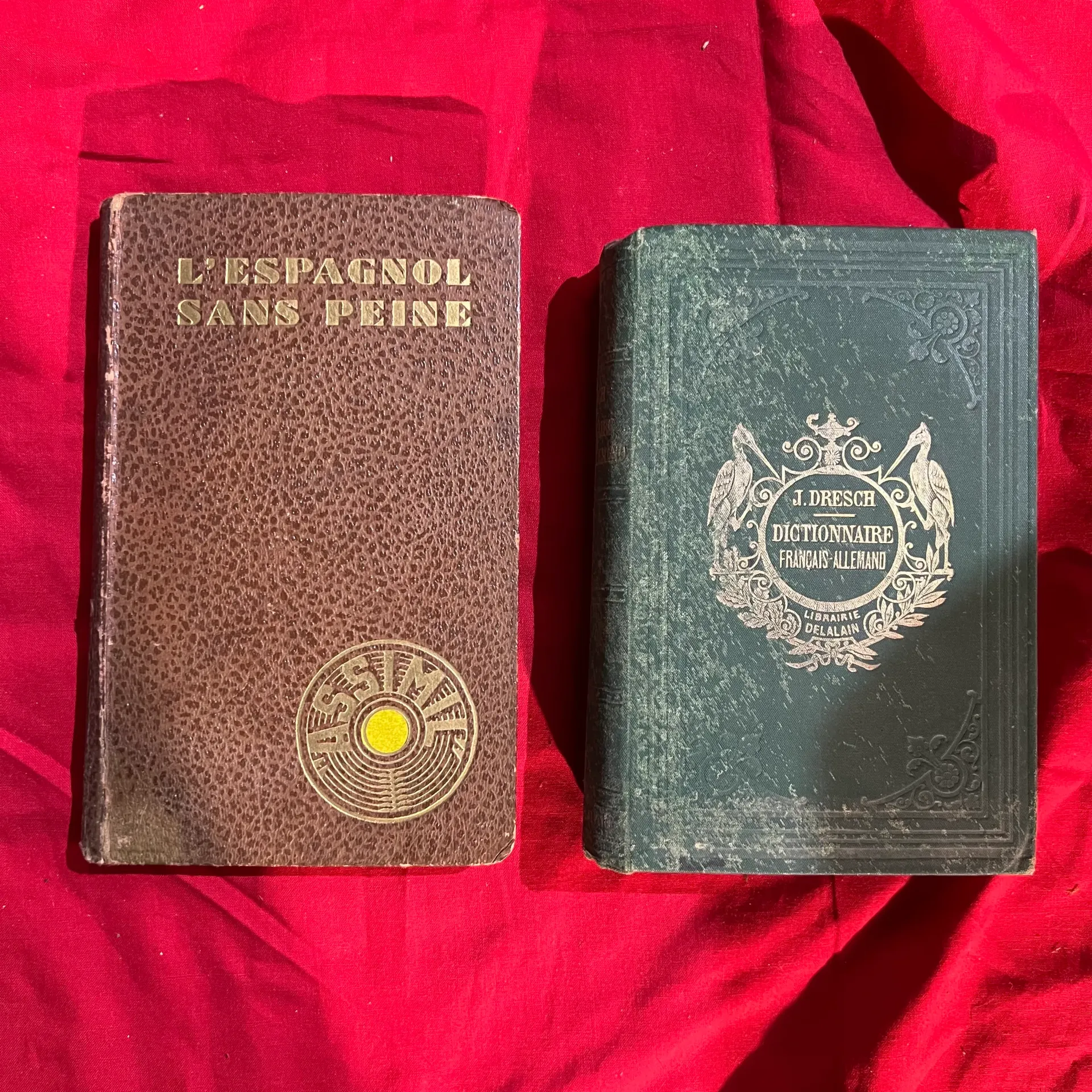 Lot 2 livres langues espagnol et allemand