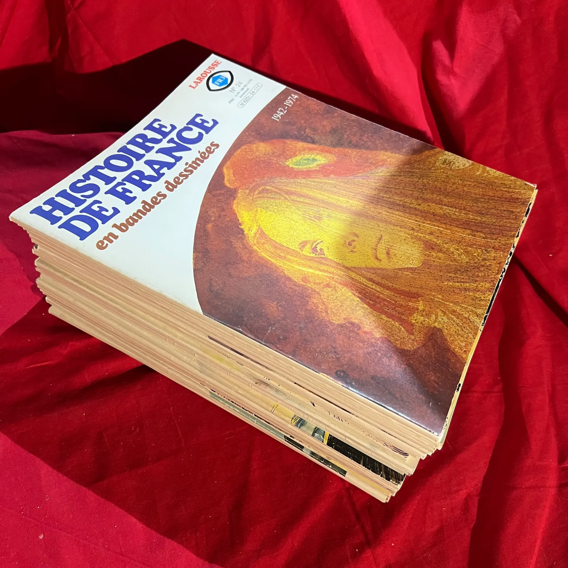 Lot Histoire de France en bande dessinées numéro 1 à 24