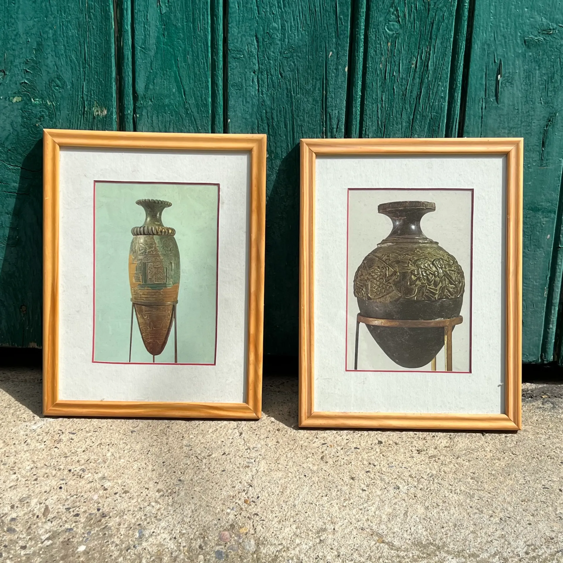 Lot 2 tableaux musée d’Héraklion – art grec