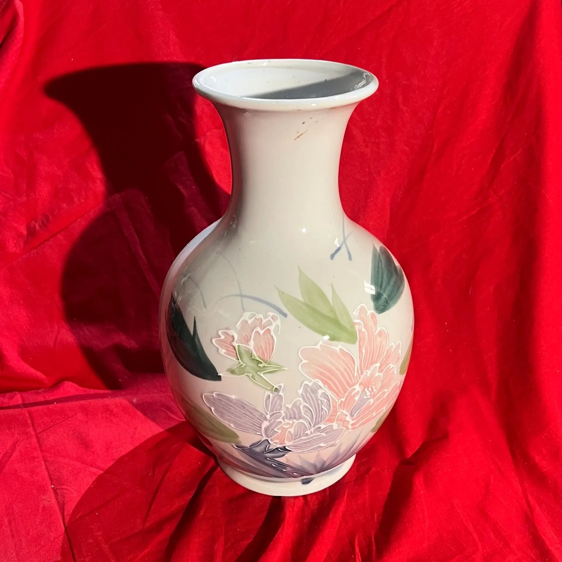 Vase blanc Asiatique