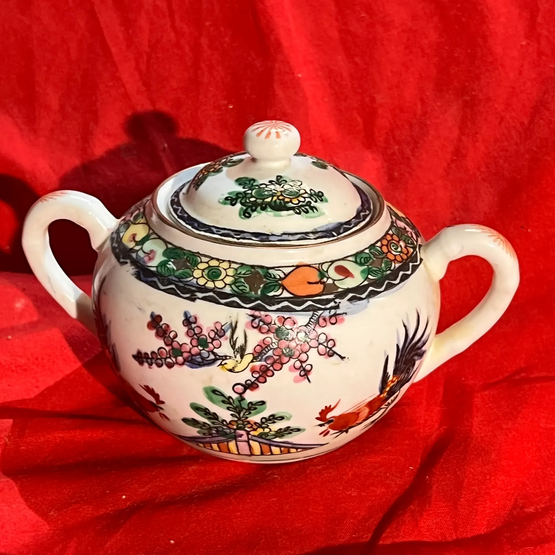 Sucrière décor Asiatique - Macau