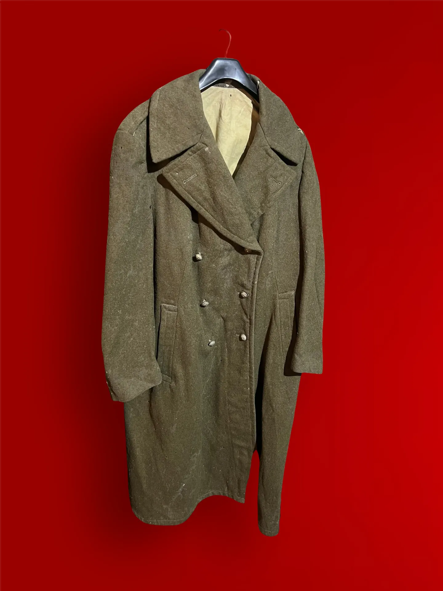 Manteau militaire ancien laine – Paulhan & Fils Montpellier – armée française 1940