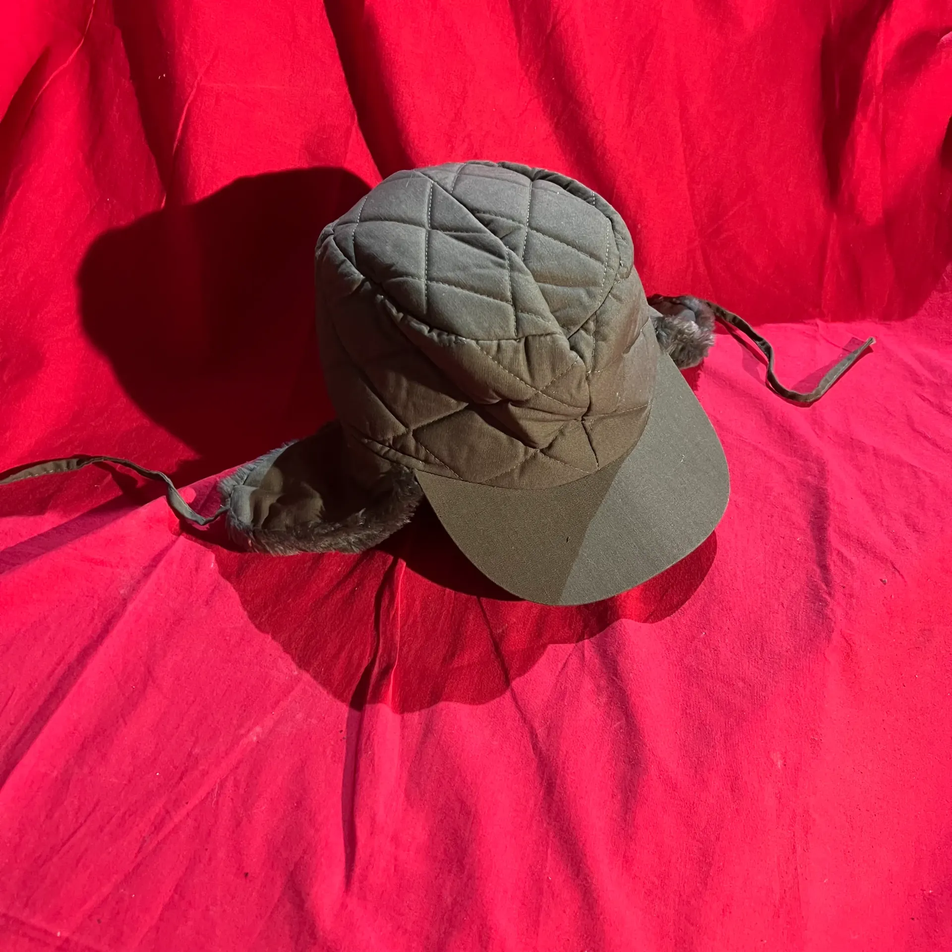 Bonnet militaire hiver matelassé – armée