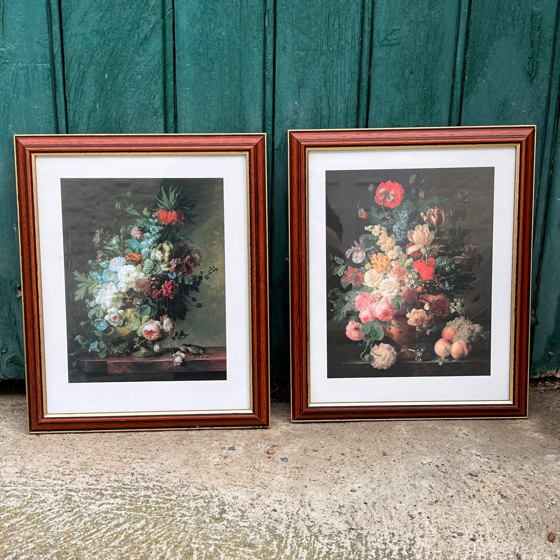 Lot de 2 cadre photo nature morte