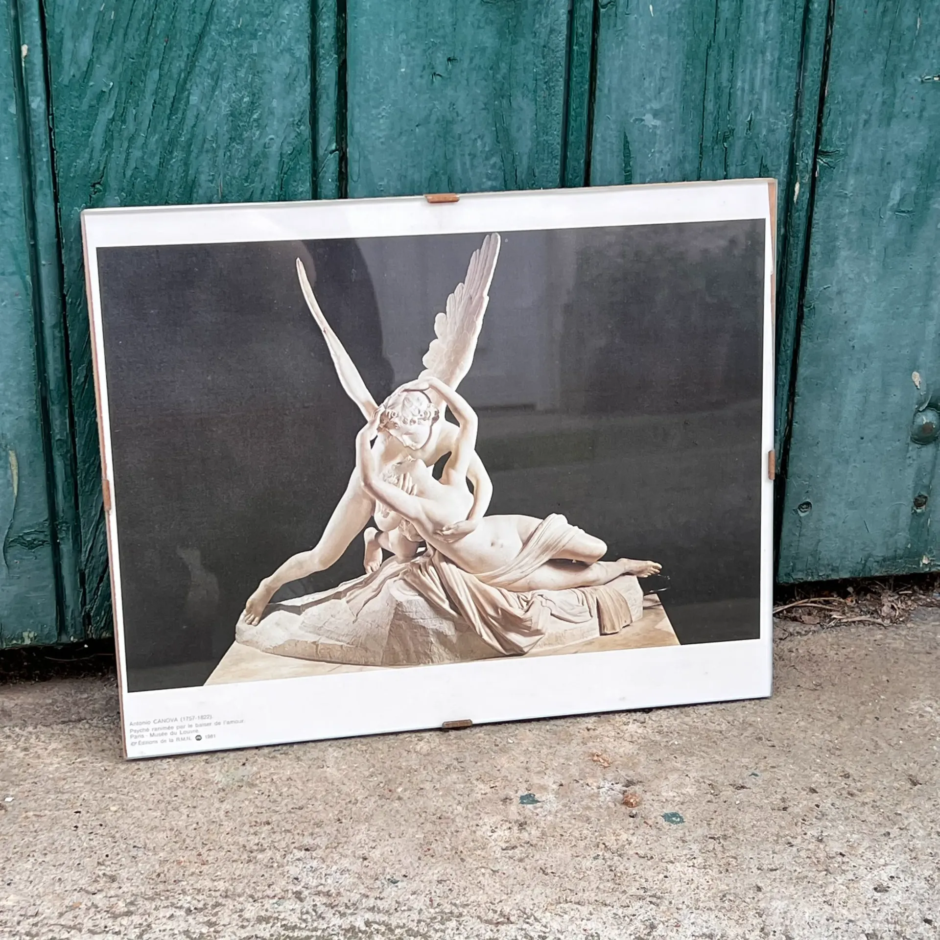 Photographie encadrée Psyché ranimée par le baiser de l'amour