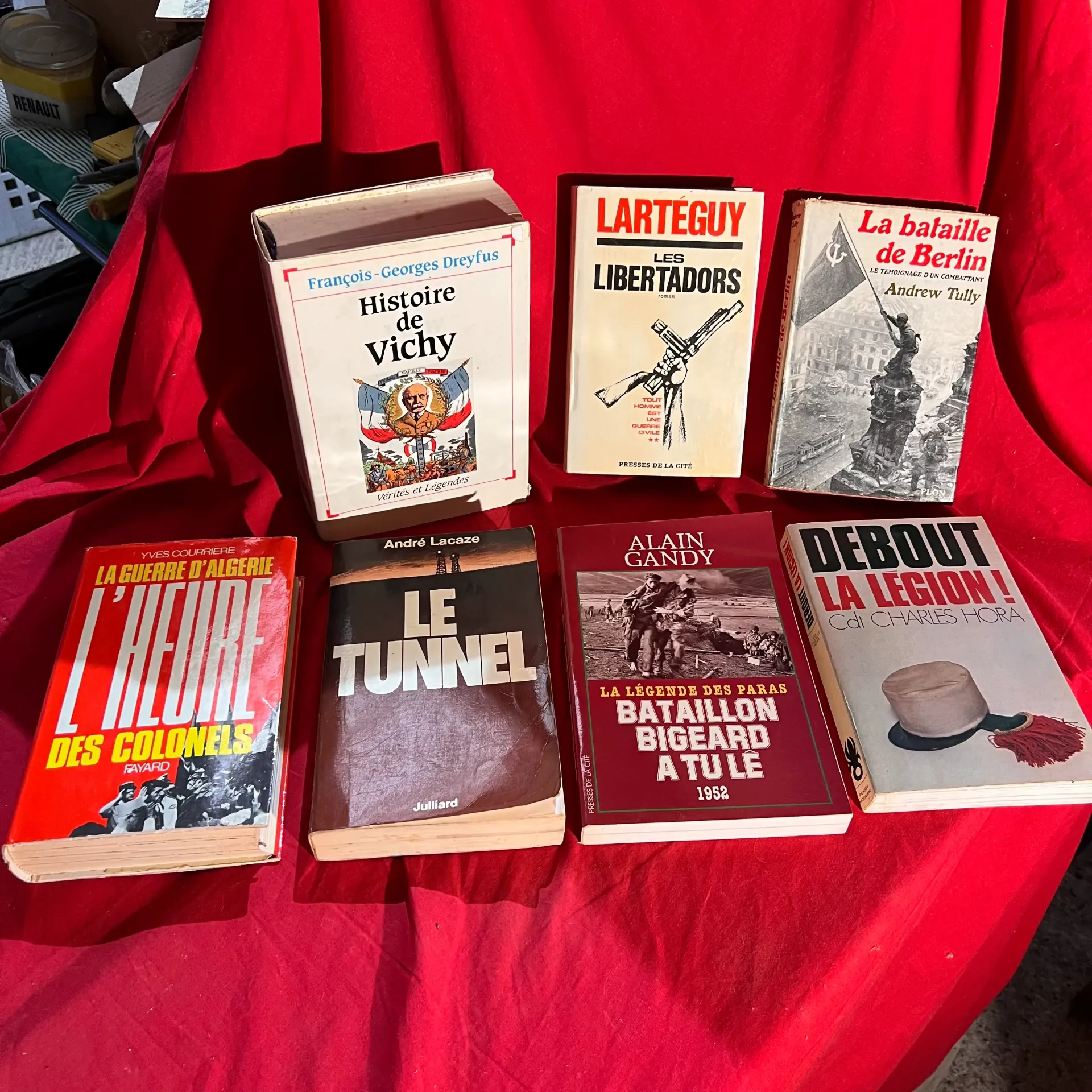 Lot de 7 livres et romans