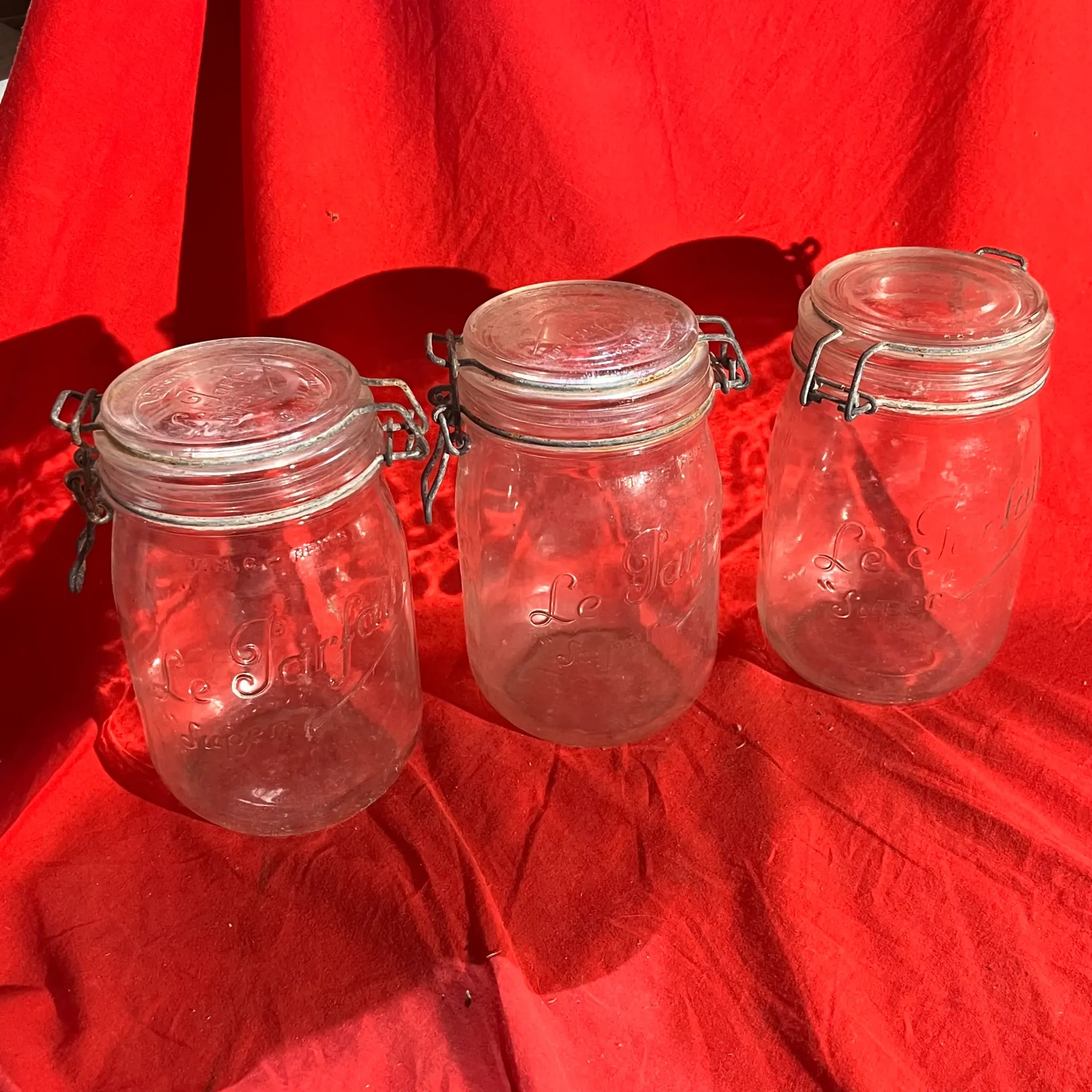 Lot de 3 pots de conservation Le Super Parfait de 1L