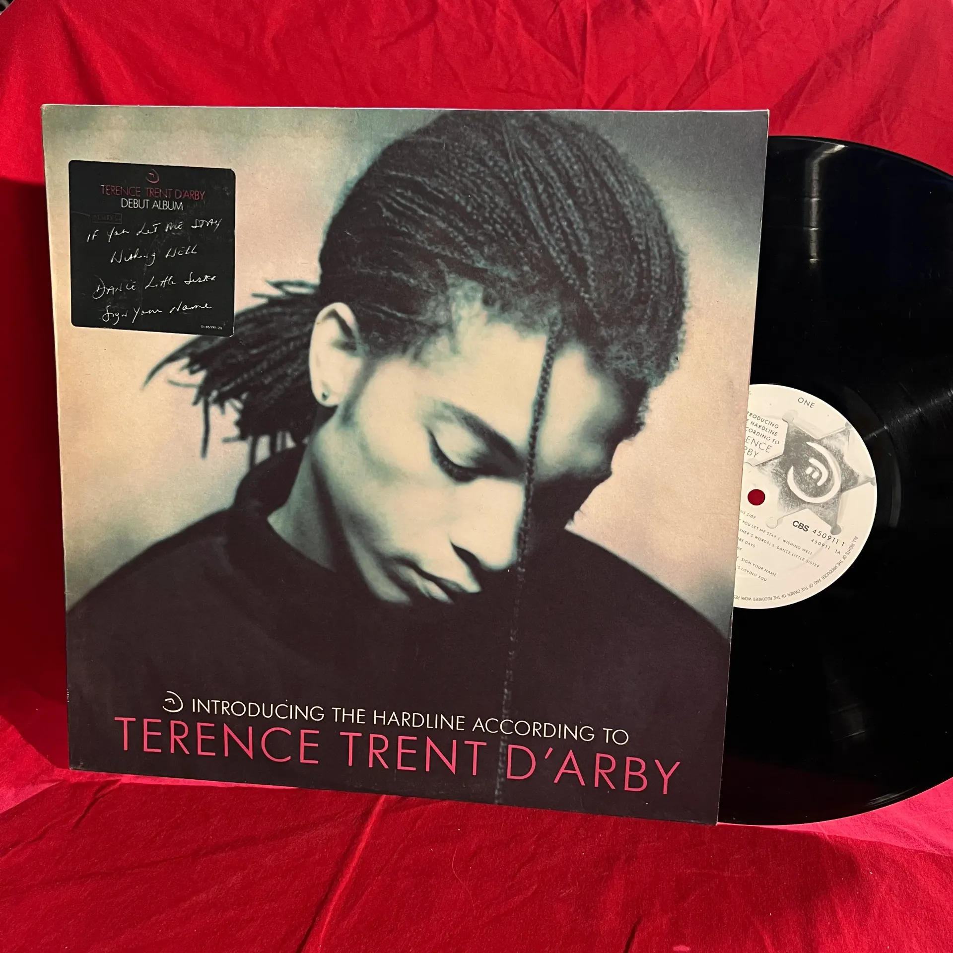 Vinyle Terence Trent D’Arby 33T – soul funk années 80