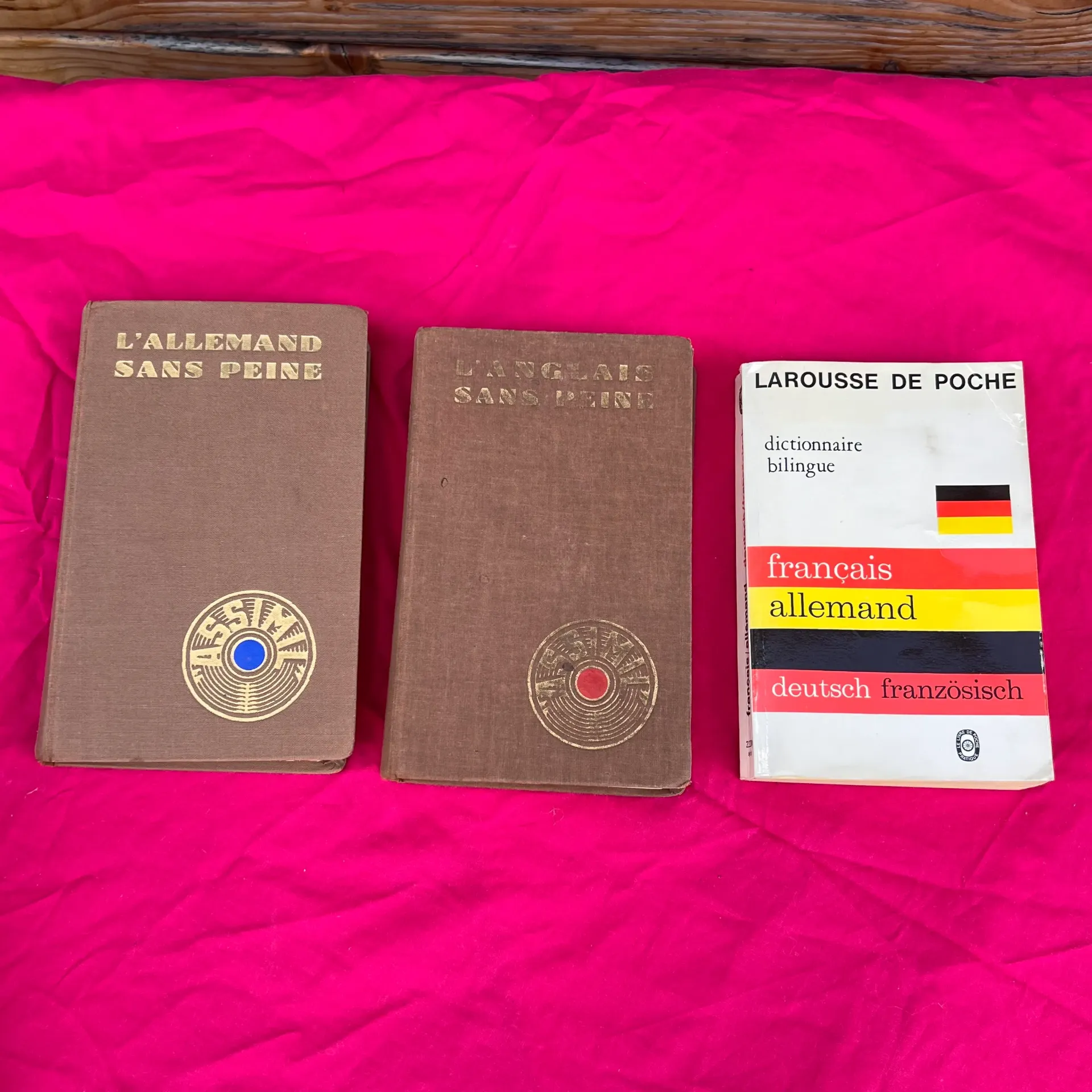 Lot de 3 livres langues (Allemand, Français, Anglais)