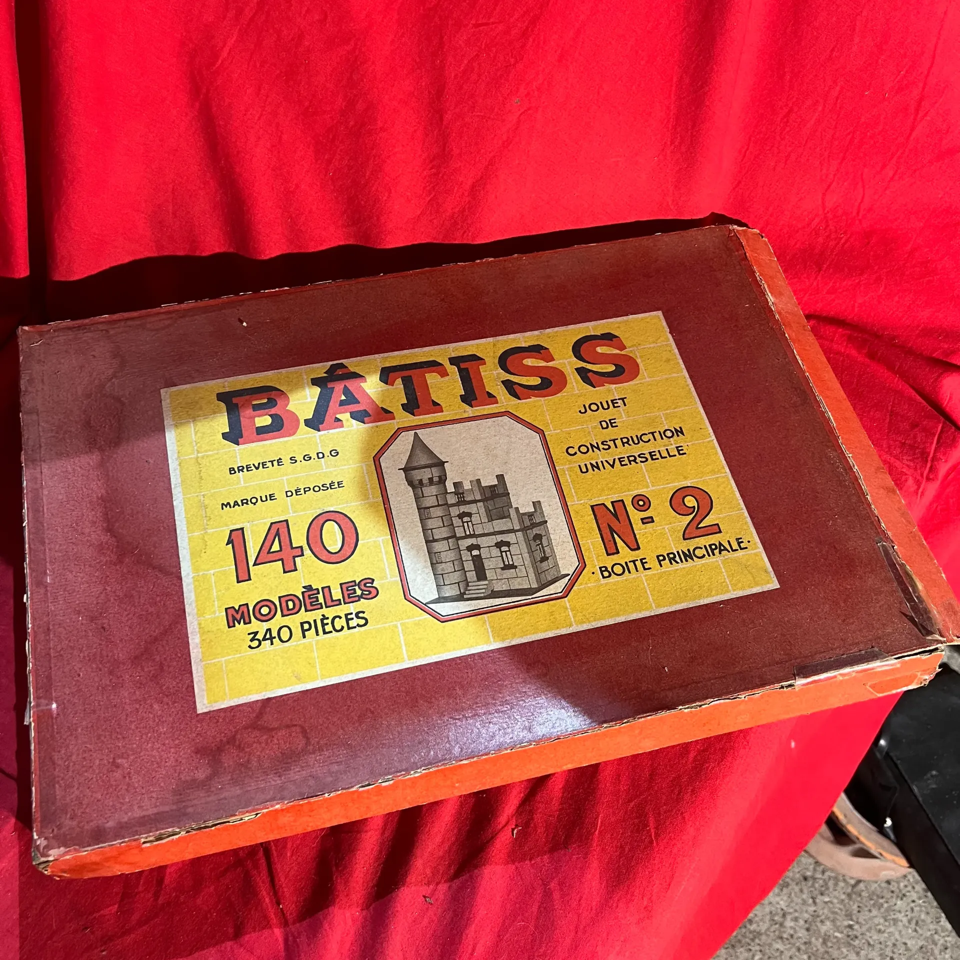 Bâtiss - Jouet de construction universelle - Boîte n°2 (années 50)