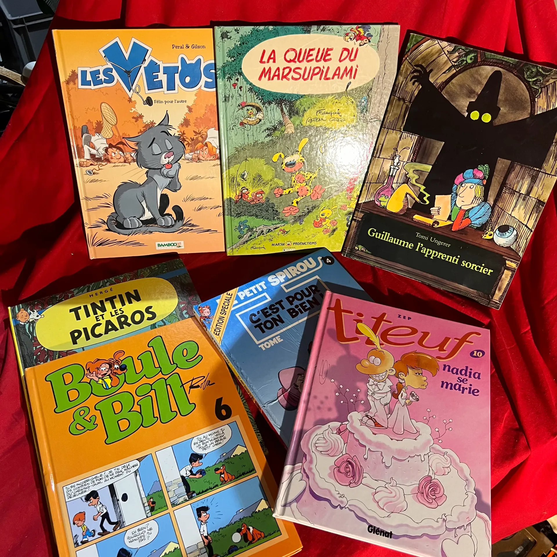 Lot de 7 BD enfants