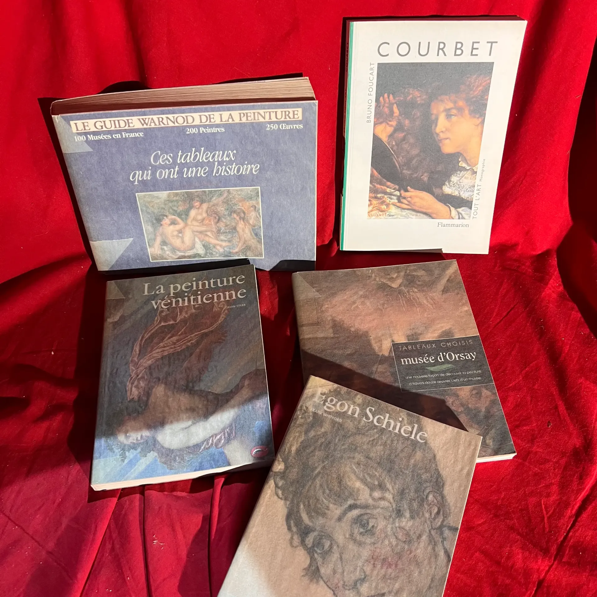 Lot de 5 livres d’Art