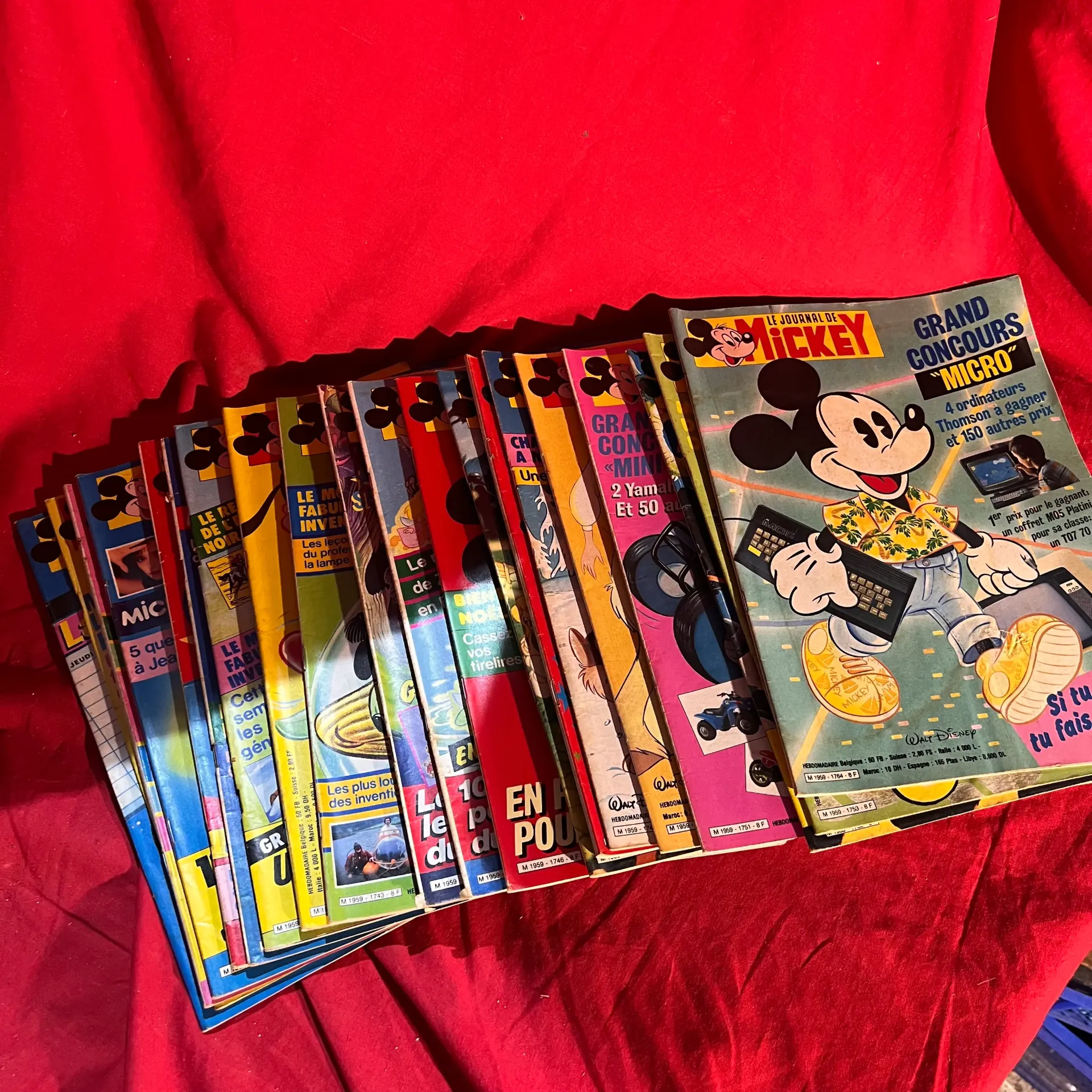 Lot de 20 journaux - Journal de Mickey