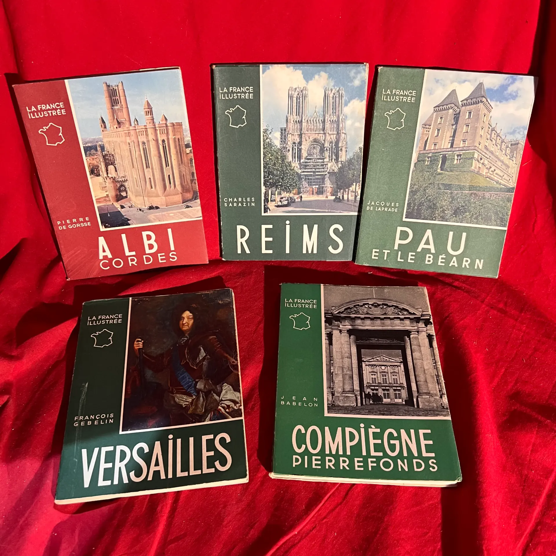 Lot de 5 petits livres La France Illustrée
