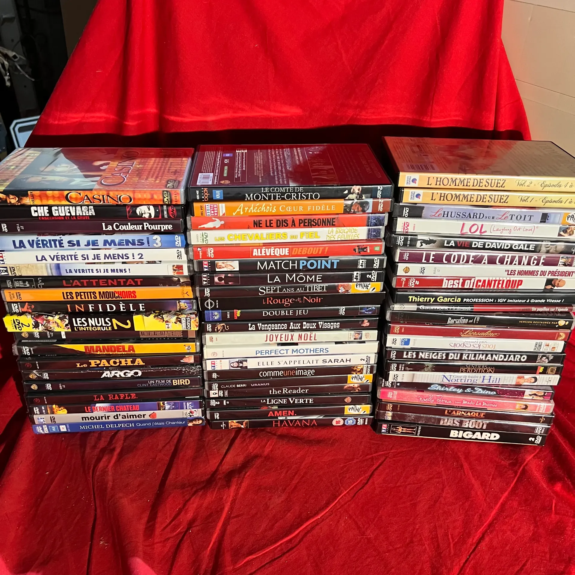 Lot de DVD