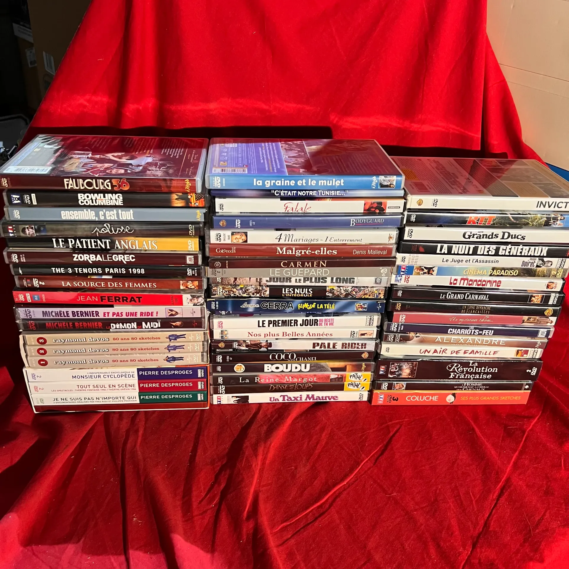 Lot de DVD