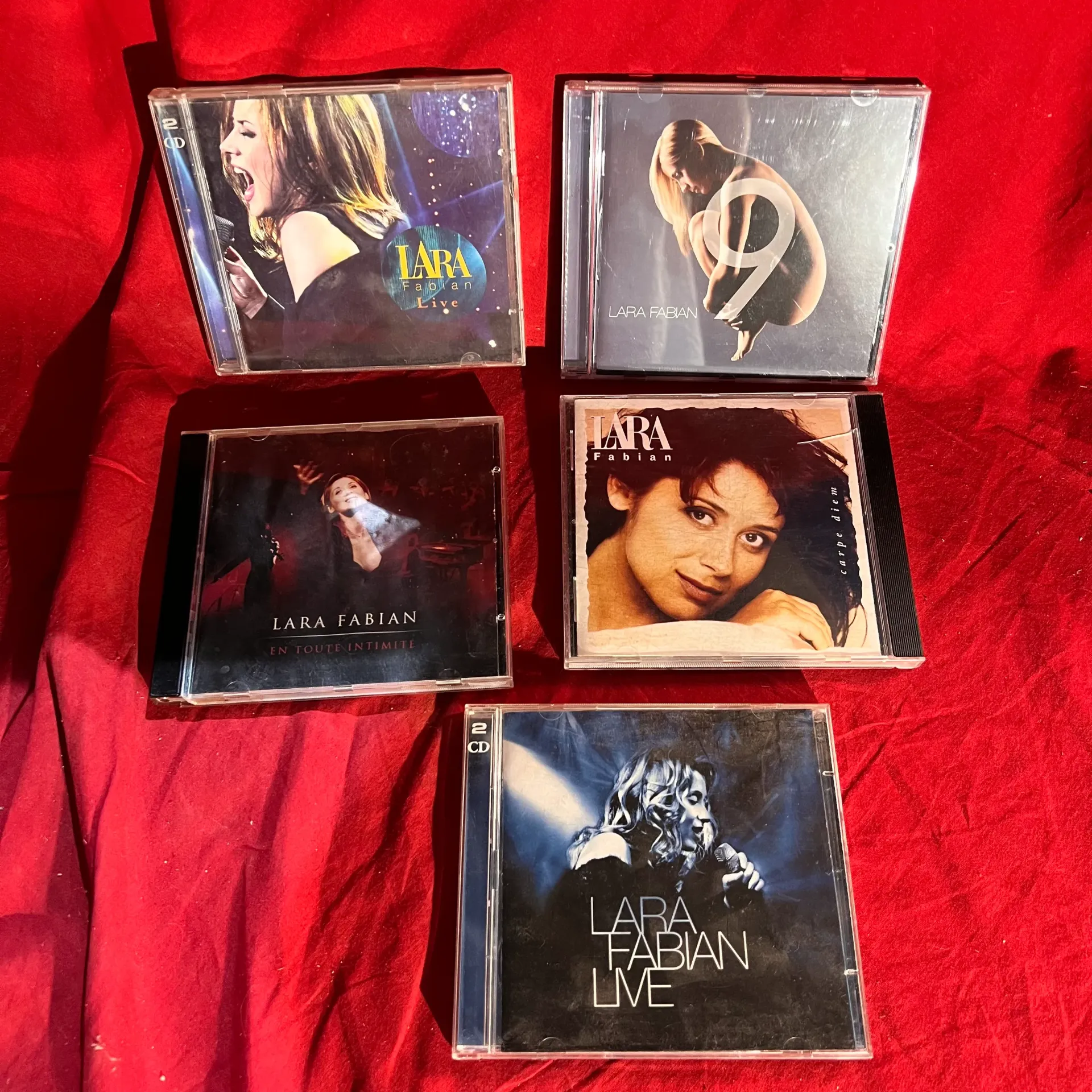 Lot de 5 CD - Lara Fabian