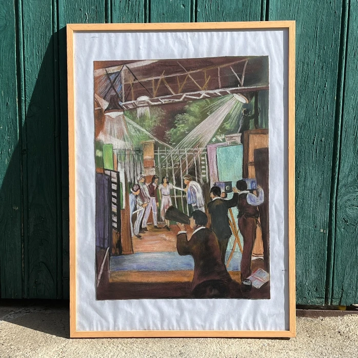 Tableau scène de danse / spectacle – ambiance théâtre vintage