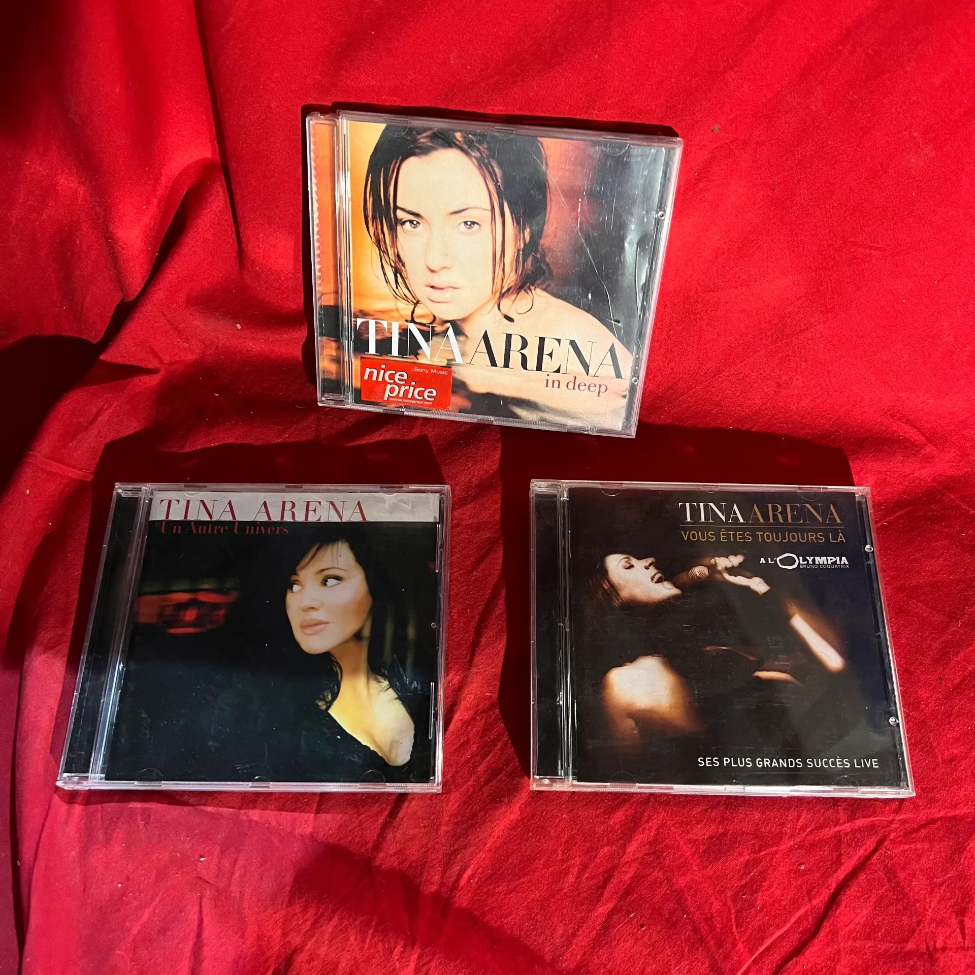 Lot de 3 CD - Tina Arena