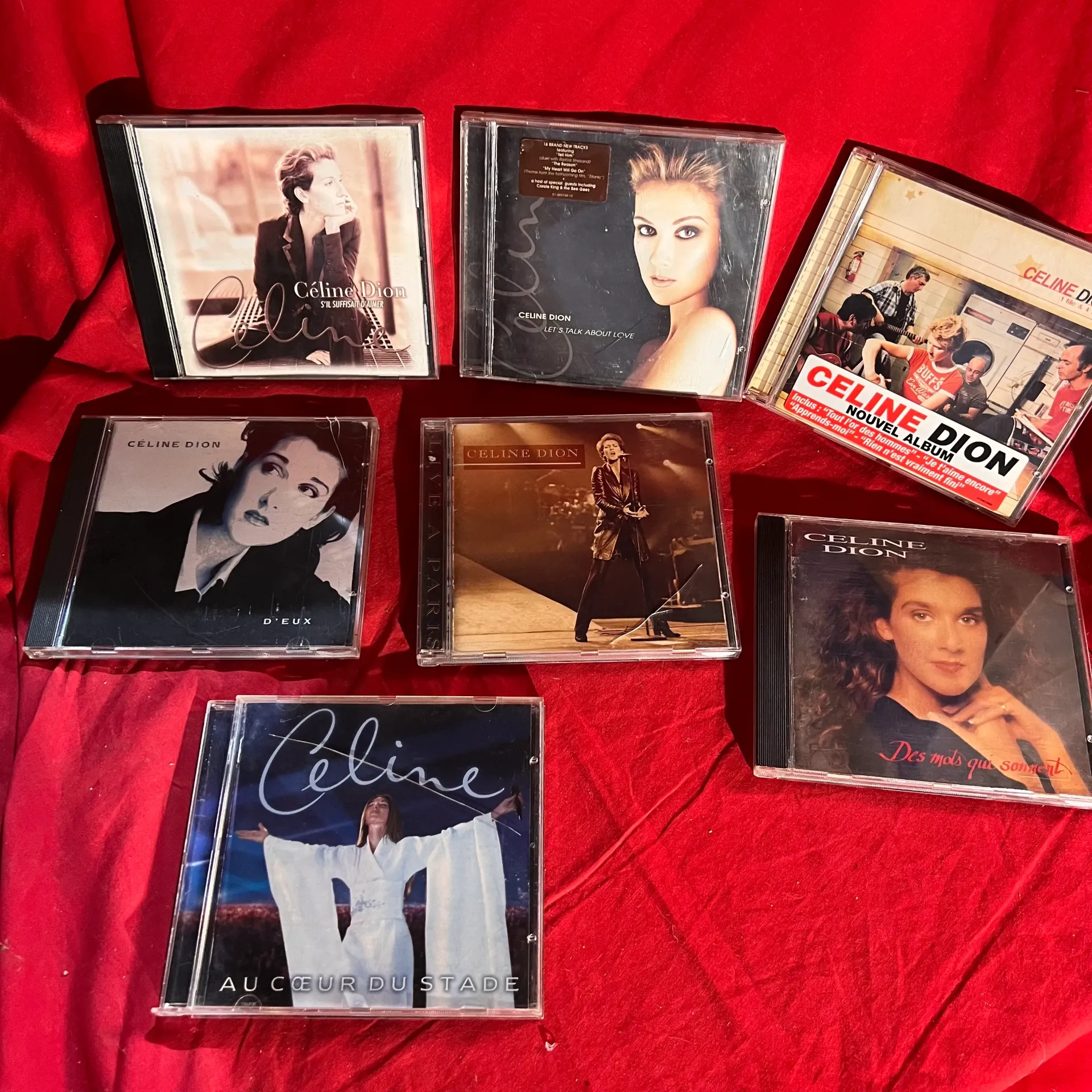 Lot de 7 CD - Celine Dion