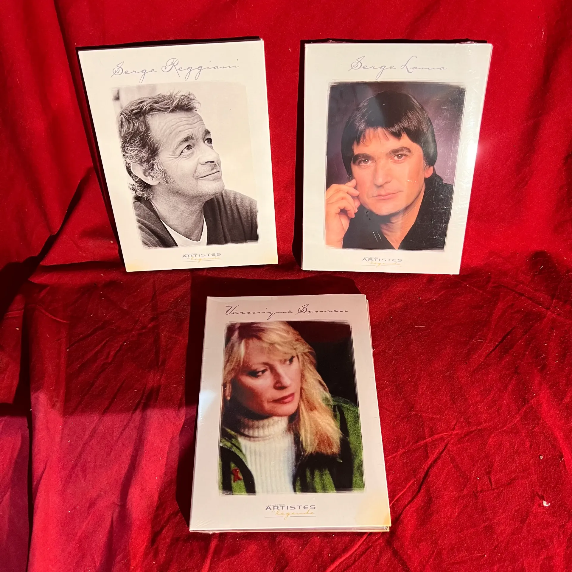 Lot de 3 livrets CD - Véronique Sanson, Serge Reggiani et Serge Lama