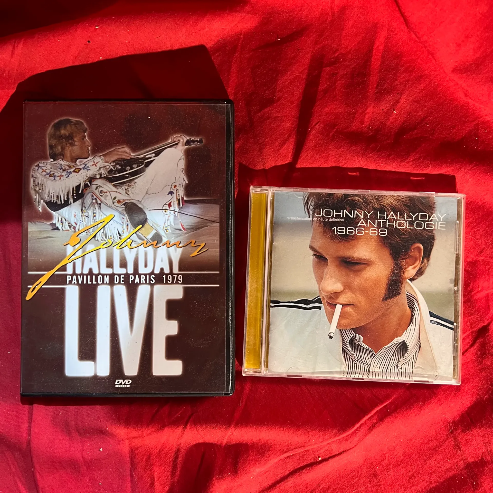 CD et DVD concert de Johnny Hallyday