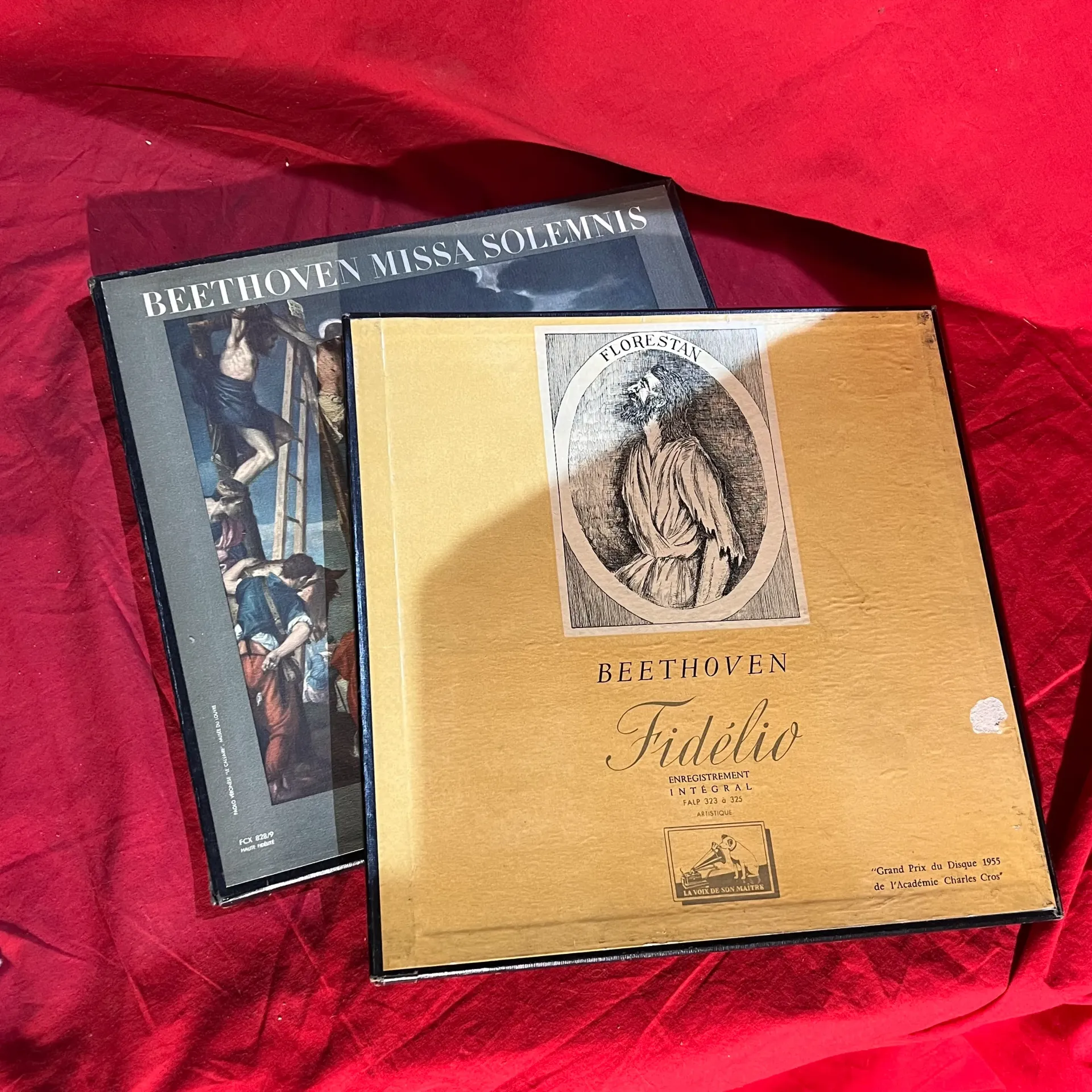 Lot de 2 coffrets vinyles de Beethoven