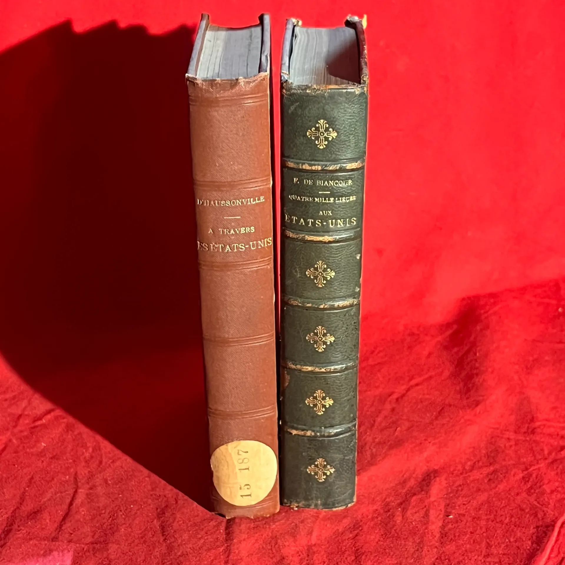 Lot de 2 livres sur les Etats-Unis