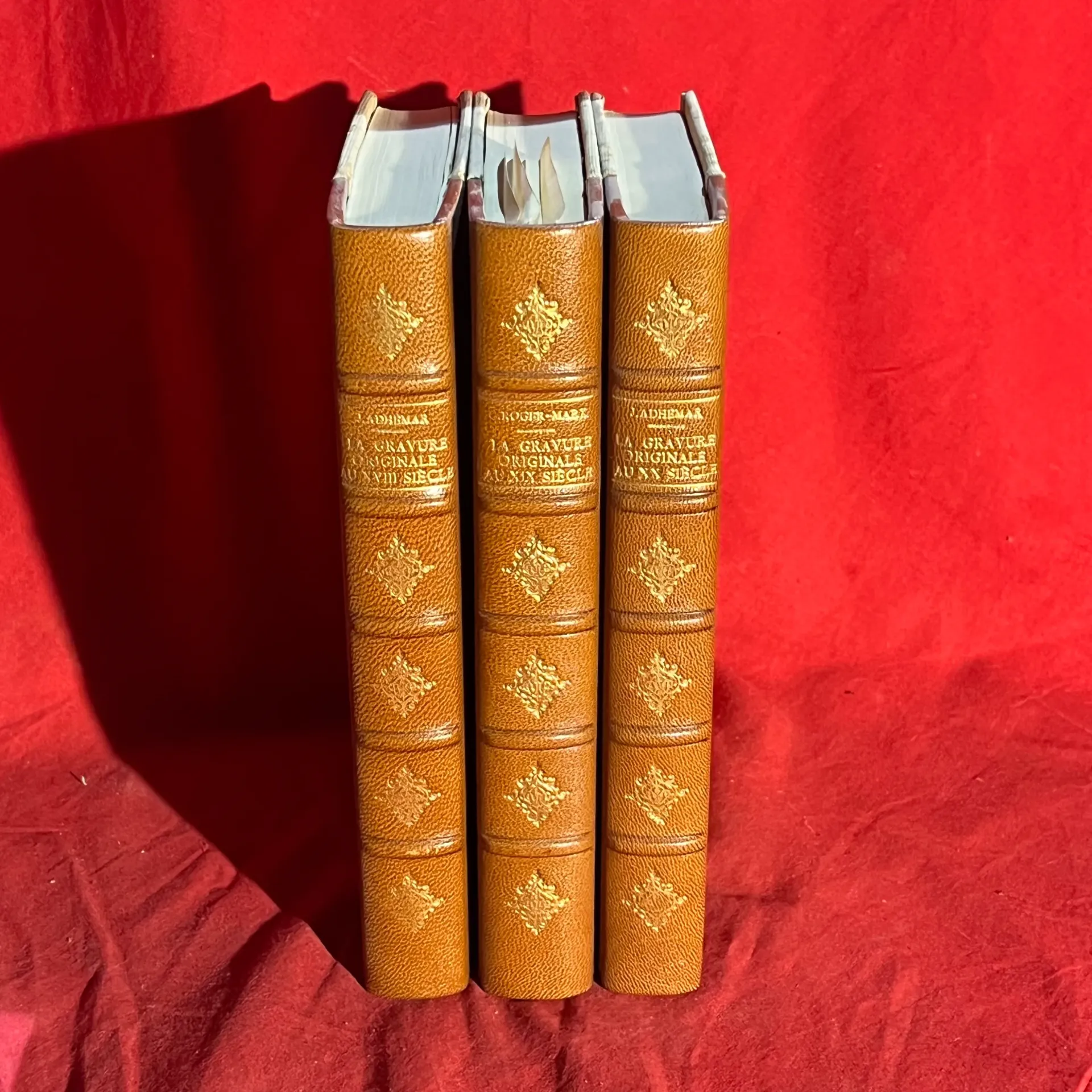 Lot 3 livre la gravure originale (XX / XIX et XVIII siècles)