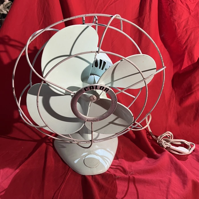 Ventilateur vintage Calor bleu ciel rétro déco collection