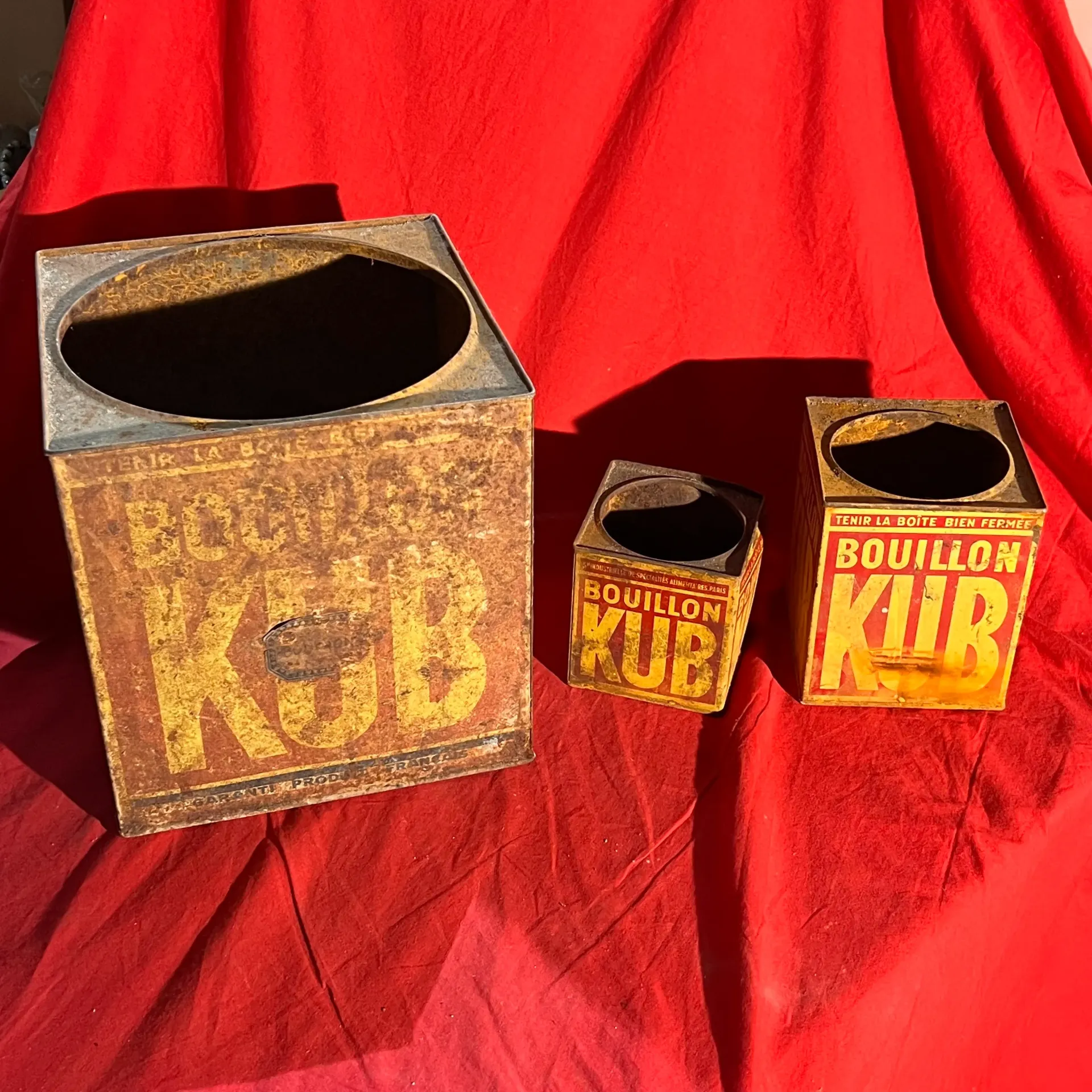 Lot de 3 boites Bouillon Kub