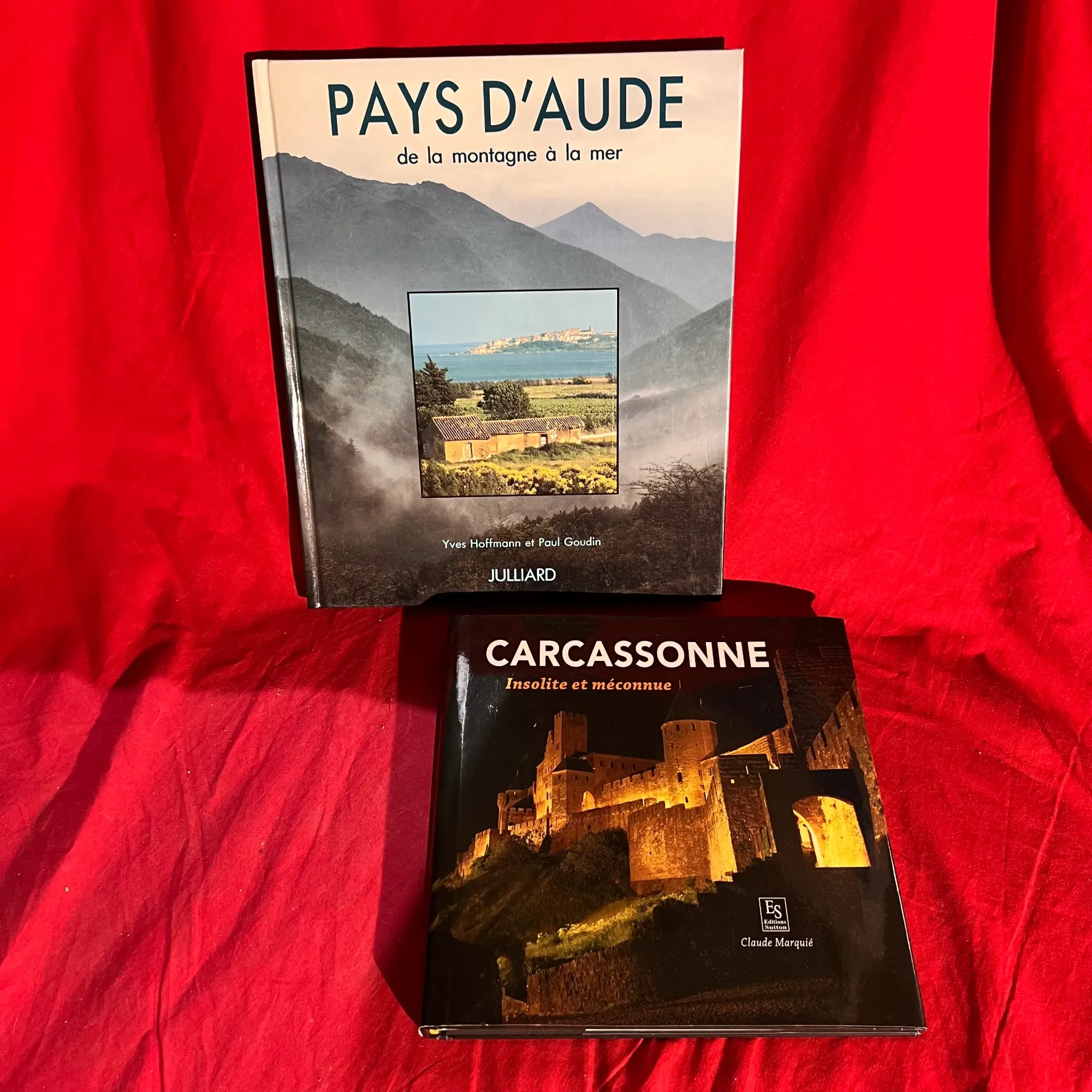 Lot de 2 livres Carcassonne / Pays d’Aude