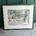 Tableau Canal du Midi signé R. Fuggetta