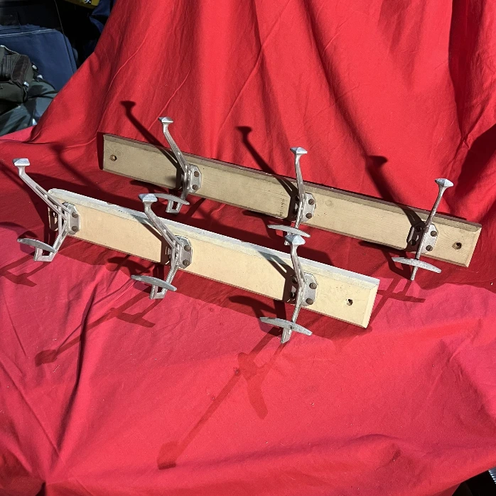 Lot 2 porte manteaux muraux vintage industriel